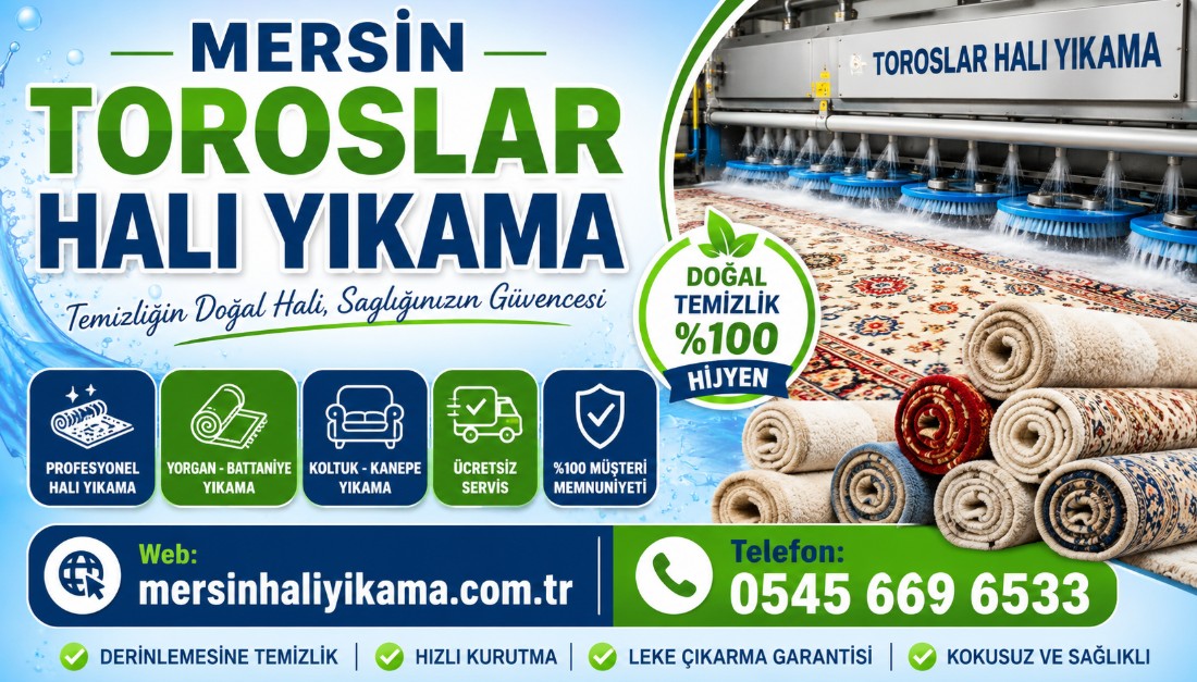mersin toroslar halı yıkama
